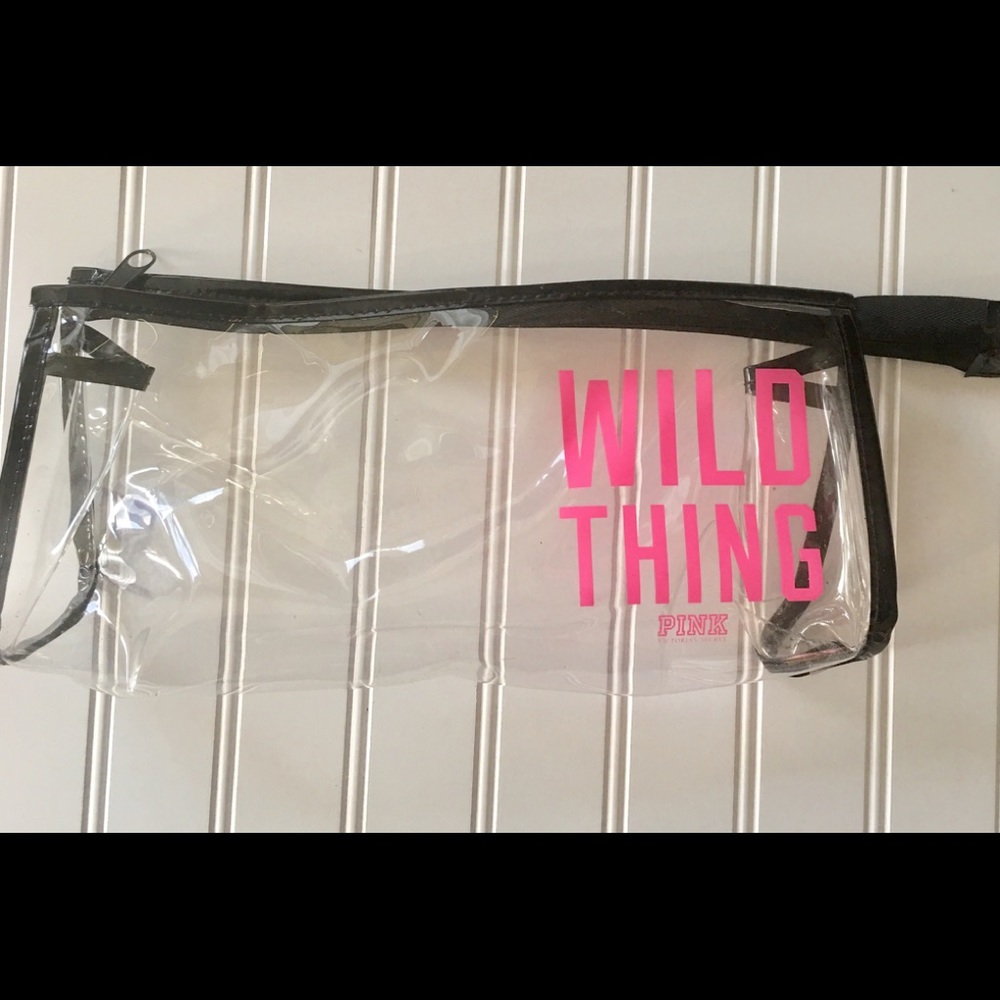Victoria's Secret Pink clear makeup bag 💖